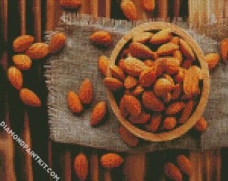 Sweet Almonds In Bowl diamond painting