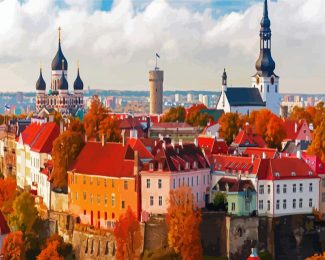 Tallinn Estonia diamond painting