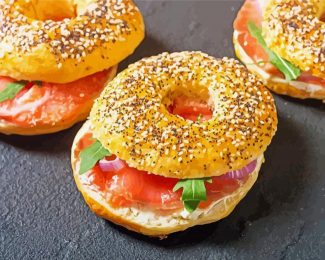 Tasty Bagels diamond painting