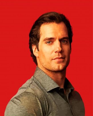 The Actor Henry Cavill diamond painting