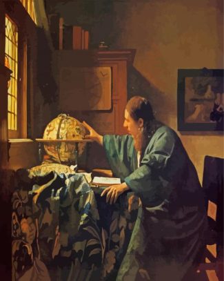 The Astronomer By Vermeer diamond painting