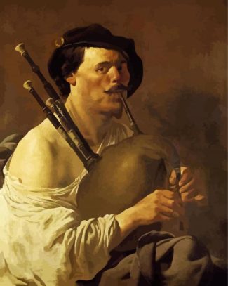 The Bagpipe Player diamond painting