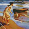 The Bathing Hour Sorolla diamond painting