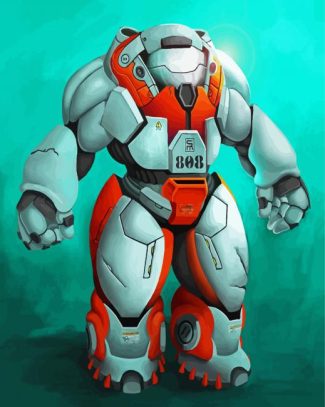 The Baymax Robot diamond painting