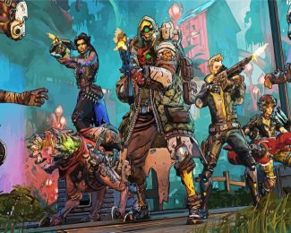 The Borderlands Game diamond painting