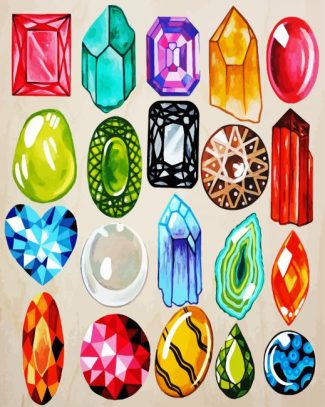 The Gemstones diamond painting