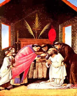 The Last Communion Of Saint Jerome By Botticelli diamond painting