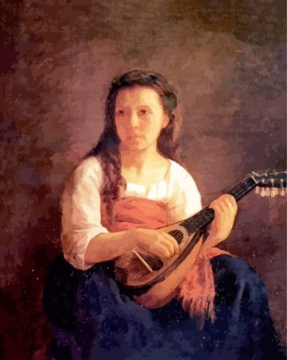 The Mandolin Player By Cassat diamond painting