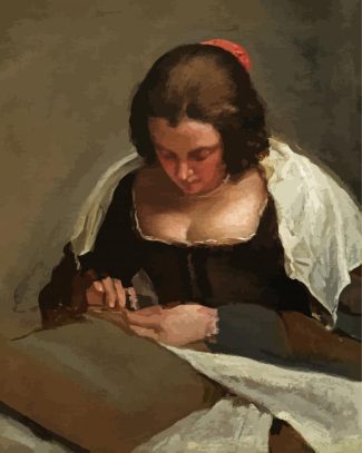 The Needle Woman Velazquez diamond painting