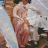 The Pink Robe Sorolla diamond painting