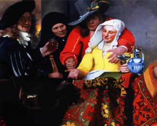 The Procuress By Vermeer diamond painting