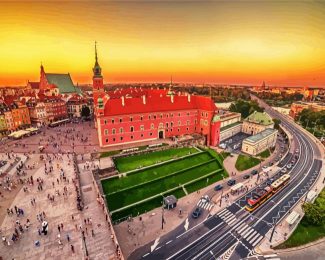 The Royal Castle In Warsaw diamond painting