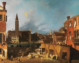 The Stonemason S Yard Canaletto diamond painting