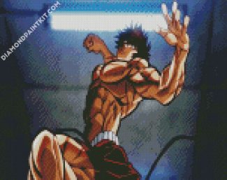 The Strong Baki The Grappler diamond painting