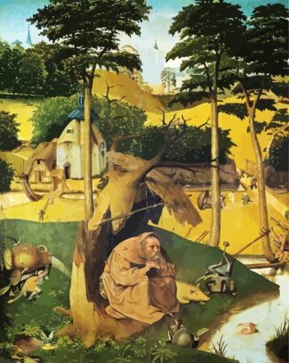 The Temptation Of Saint Anthony By Bosch diamond painting