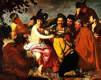 The Triumph Of Bacchus By Diego Velazquez diamond painting