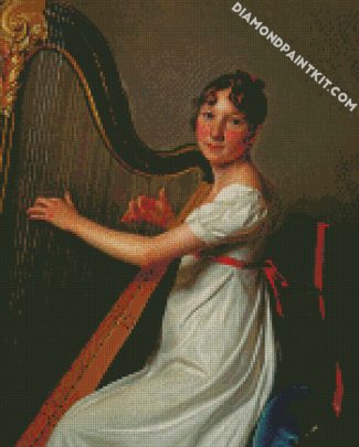 The Young Harpist diamond painting