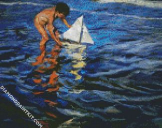 The Young Yachtsman Sorolla diamond painting