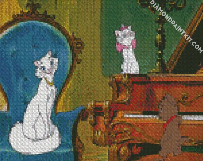 The Aristocats Cartoon diamond painting