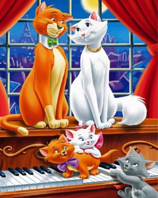 The Aristocats Disney Movie diamond painting