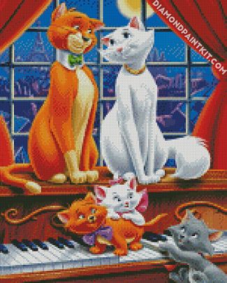 The Aristocats Disney Movie diamond painting