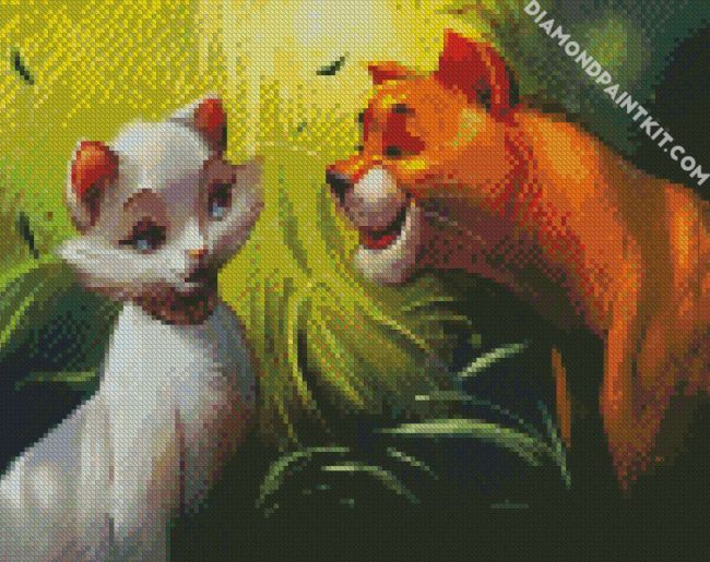 The Aristocats Thomas And Duchess diamond painting