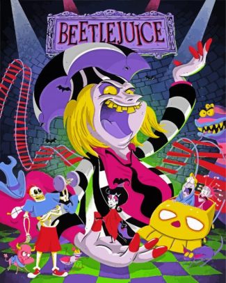 The Beetlejuice Cartoon diamond painting