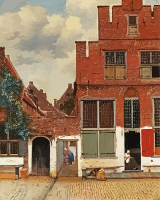 The Little Street By Vermeer diamond painting