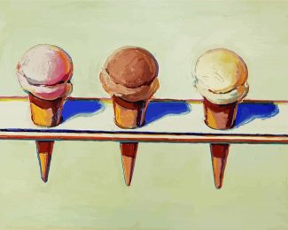 Three Cones Thiebaud diamond painting