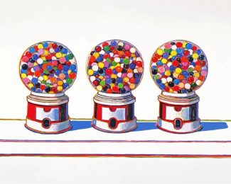 Three Machines By Thiebaud diamond painting