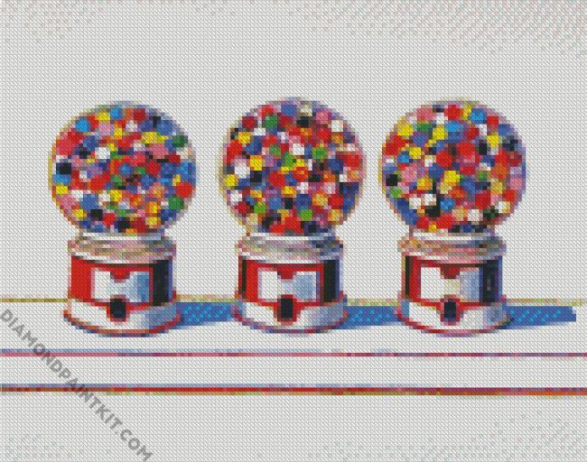 Three Machines By Thiebaud diamond painting