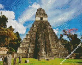 Tikal Guatemala diamond painting