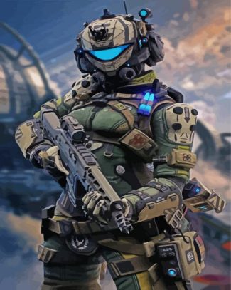 Titanfall Art diamond painting