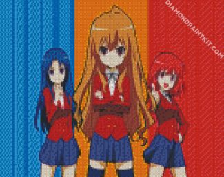 Toradora Characters Anime diamond painting