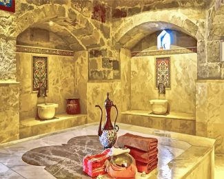 Traditional Turkish Bathhouse diamond painting