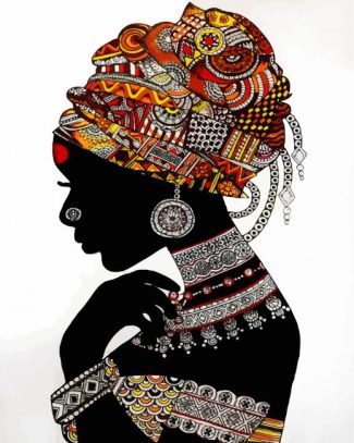 Tribal Woman diamond painting