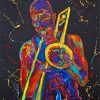 Trombone diamond painting