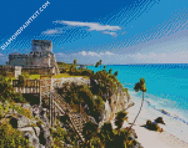 Tropical Cancun Seascape diamond painting