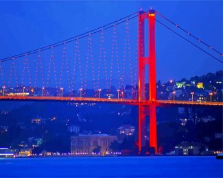 Turkey Bosphorus Bridge diamond painting