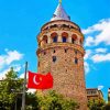 Turkey Galata Tower Monument diamond painting