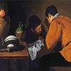 Two Young Men Eating At Humble Table By Velazquez diamond painting