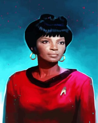 Uhura Star Trek Illustration diamond painting