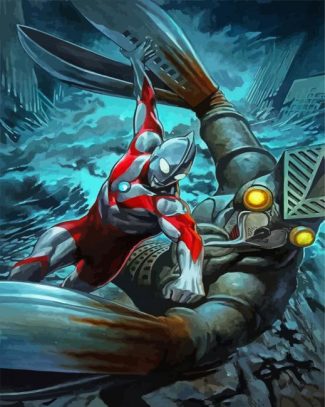 Ultraman Hero diamond painting