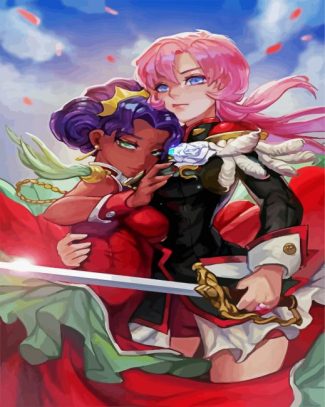 Utena Manga Anime diamond painting