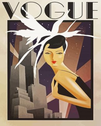 Vogue Lady diamond painting