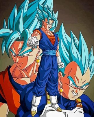 Vegito Anime Dragon Ball diamond painting