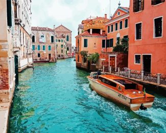 Venice City Canal diamond painting