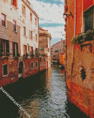 Venice Waterway Canal diamond painting