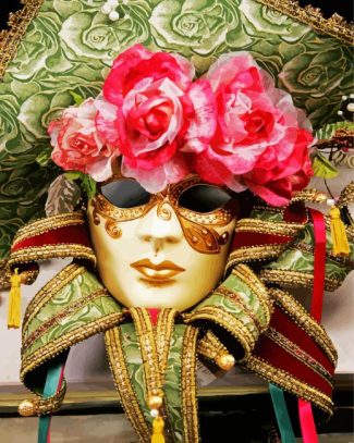 Venice Carnival Mask diamond painting