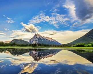 Vermilion Lakes Canada diamond painting